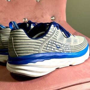 Hoka One One Bondi 6 Frost Gray/Vapor Blue size 14